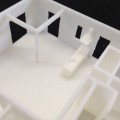 3D プリンター　で建築模型を　製作しました。
