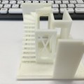 3Dプリンターで打ち合わせ用の建築模型　印刷しています！！